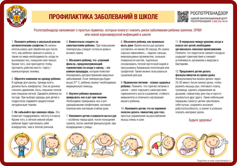 Профилактика заболеваемости в школе.